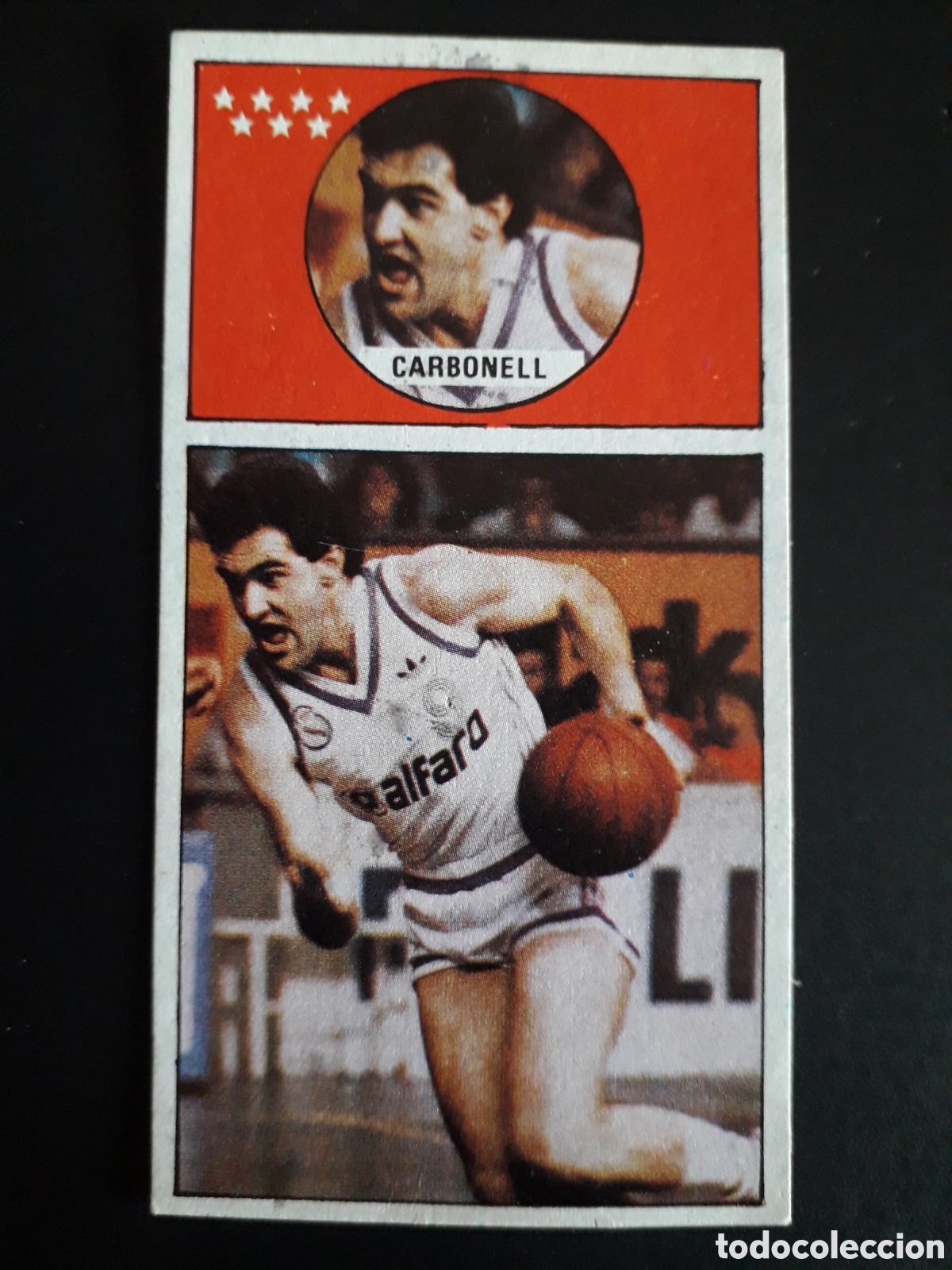 Coleccionismo deportivo: CARBONELL REAL MADRID MERCHANTE 1986 1987 86 87 N&deg; 124 SIN PEGAR. PEDIDO M&Iacute;NIMO 3&euro;.