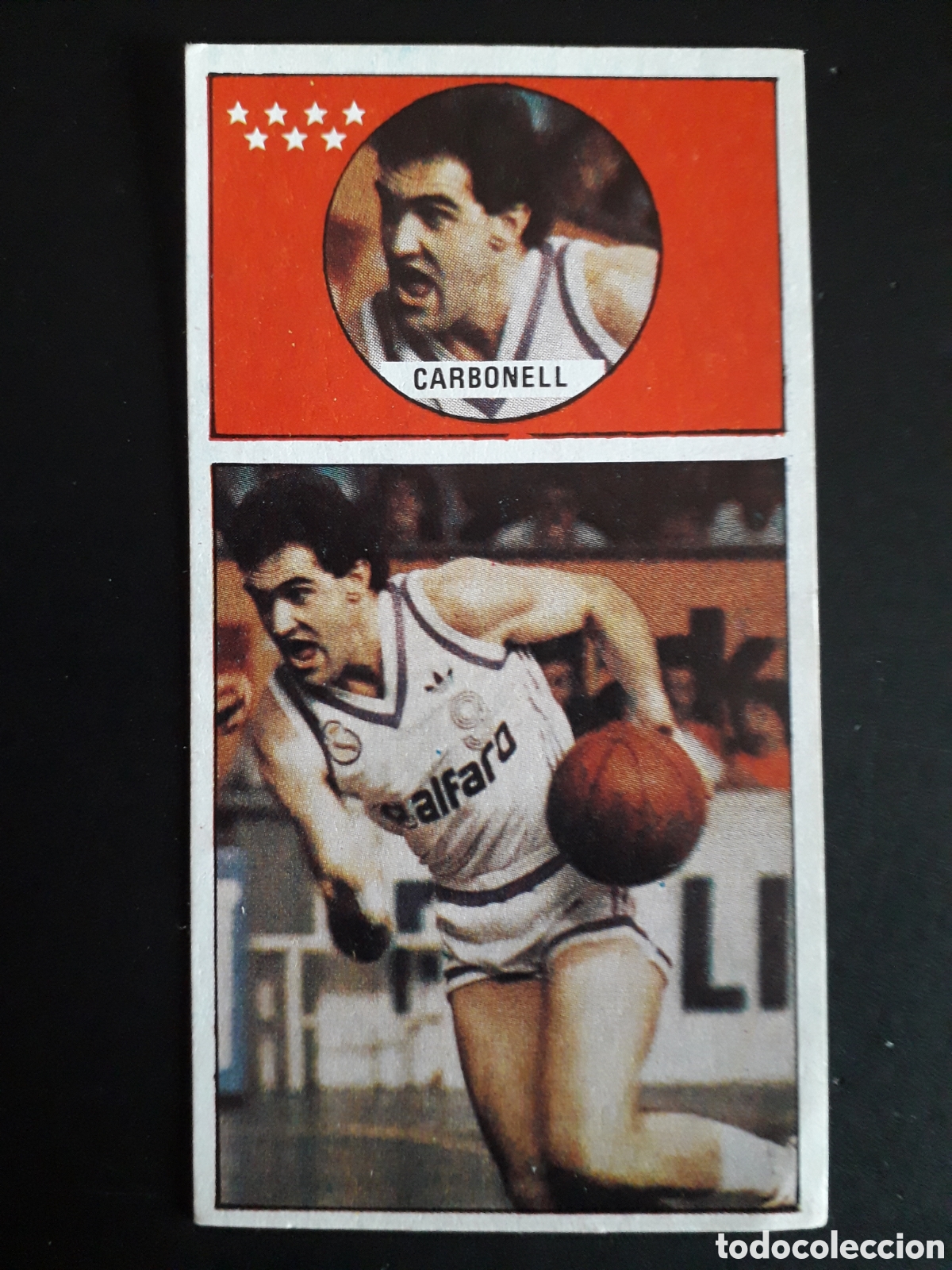 Coleccionismo deportivo: CARBONELL REAL MADRID MERCHANTE 1986 1987 86 87 N&deg; 124 SIN PEGAR. PEDIDO M&Iacute;NIMO 3&euro;
