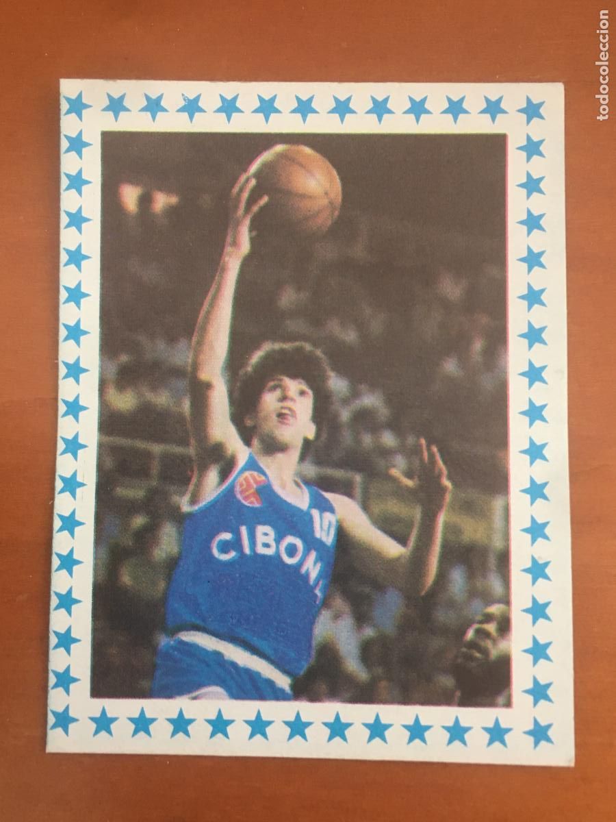 Coleccionismo deportivo: drazen petrovic cibona zagreb cromo n&ordm; 169 baloncesto 1985 1986 85 86 nunca pegado perfecto estado