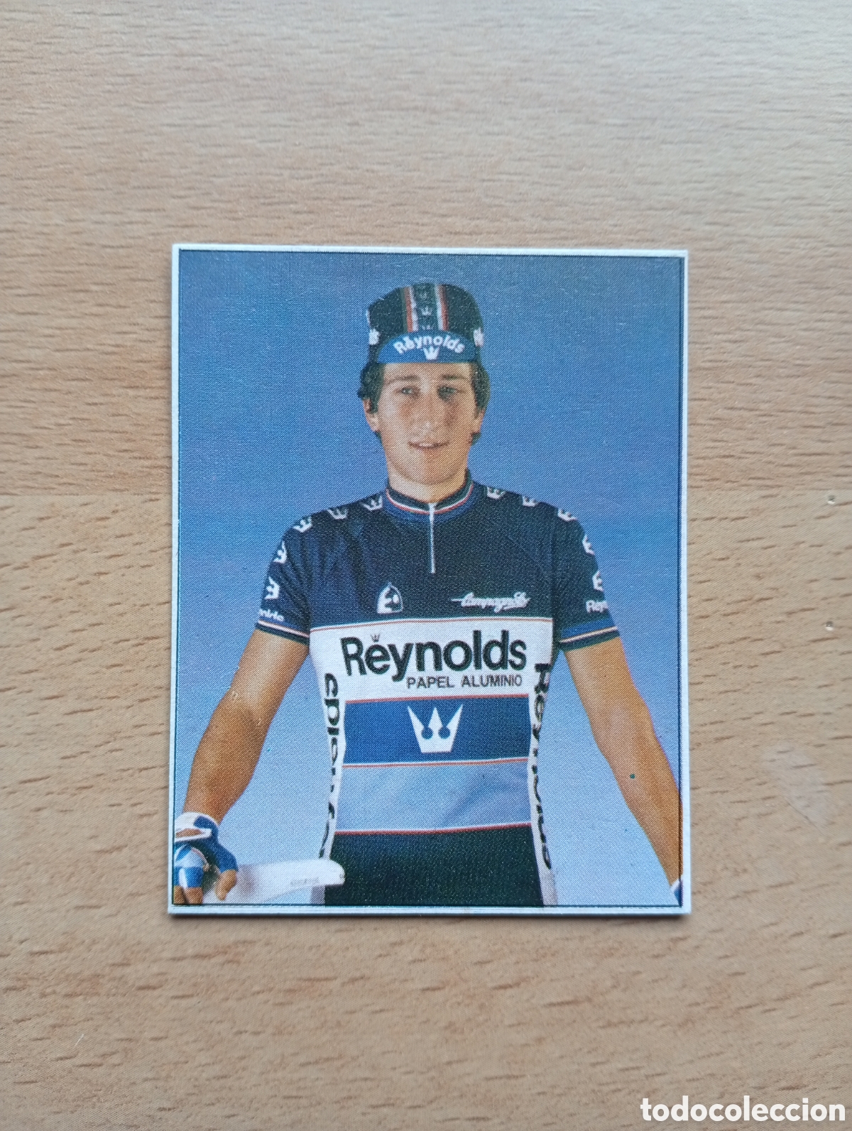 Colecionismo desportivo: CROMO VUELTA CICLISTA: N&ordm; 21 EDUARDO GONZALEZ - ASES INTERNACIONALES PEDAL - MERCHANTE 1985