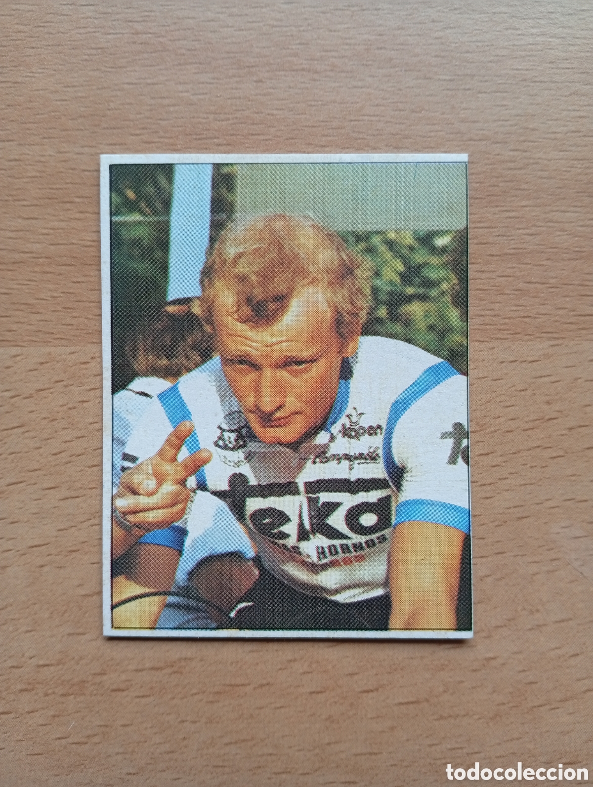 Collectionnisme sportif: CROMO VUELTA CICLISTA: N&ordm; 49 R. DIETZEN - ASES INTERNACIONALES PEDAL - MERCHANTE 1985