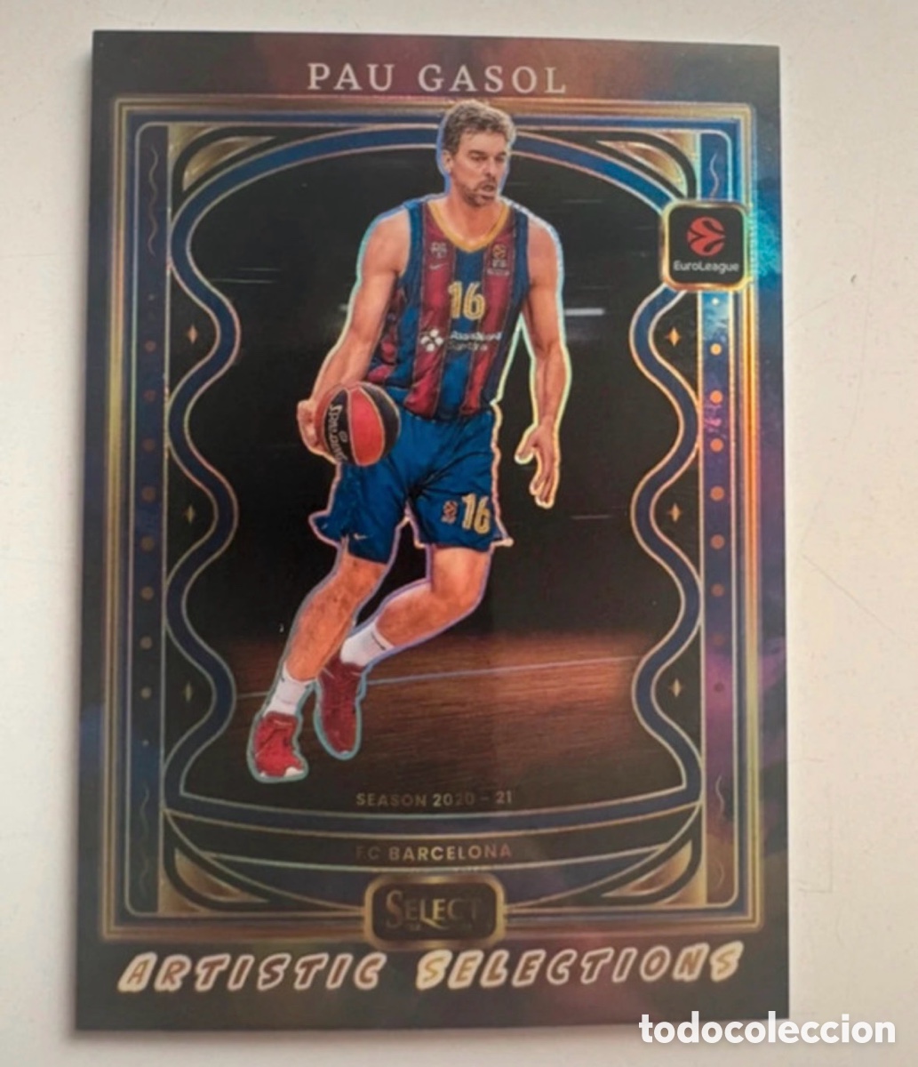 Coleccionismo deportivo: Pau Gasol Artistic selections Select 2025-26 Euroleague Panini