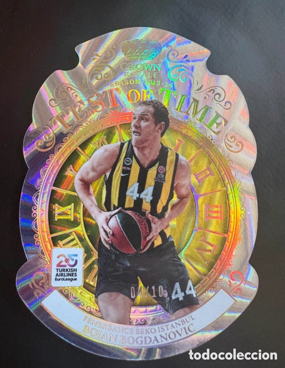 Coleccionismo deportivo: Bojan Bogdanovic Test of Time Crown Royale 24-25 Euroleague Panini 4/10