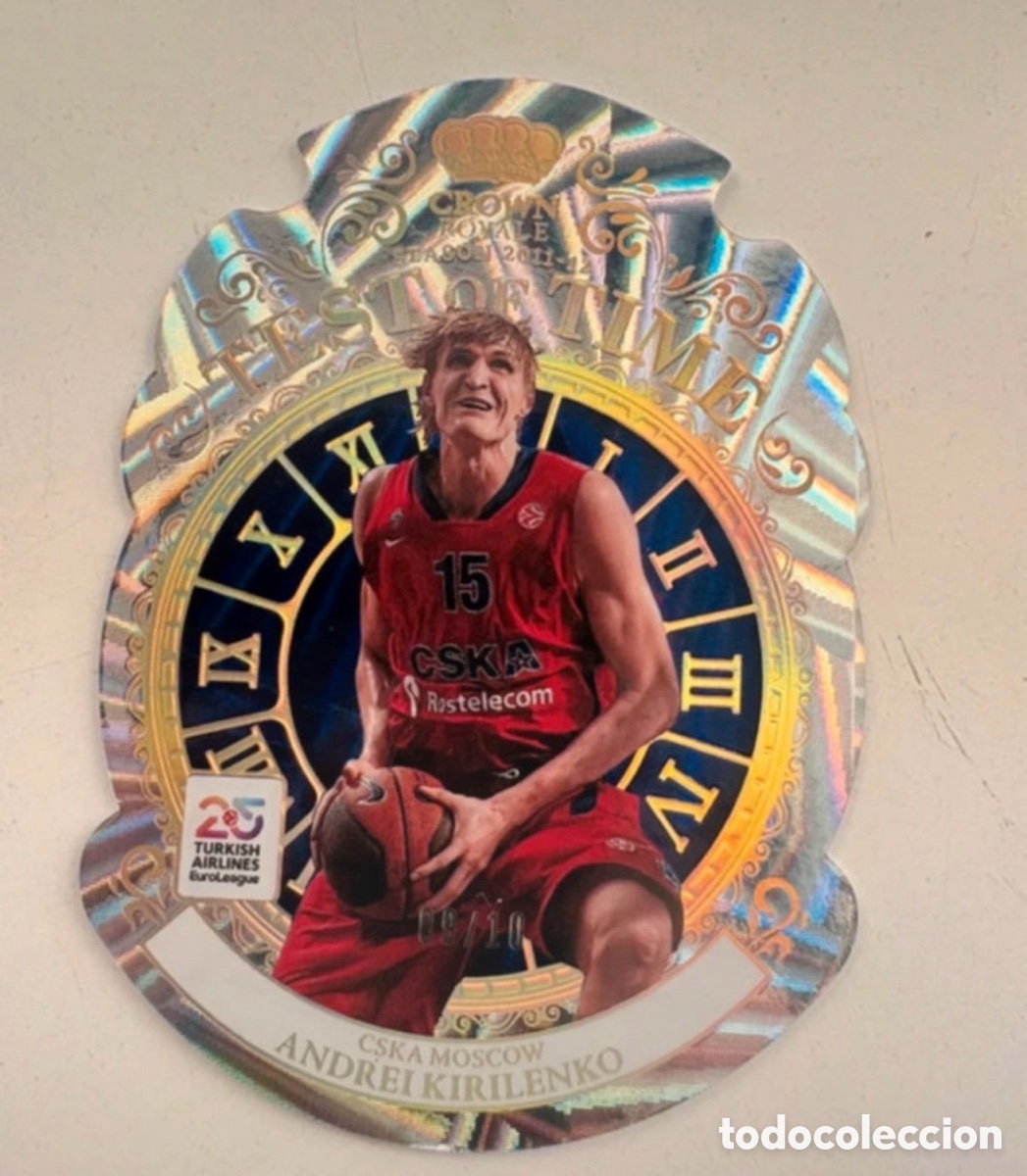 Coleccionismo deportivo: Crown Royale Euroliga Test of Time Andrei Kirilenko Gold #09/10 2024/25