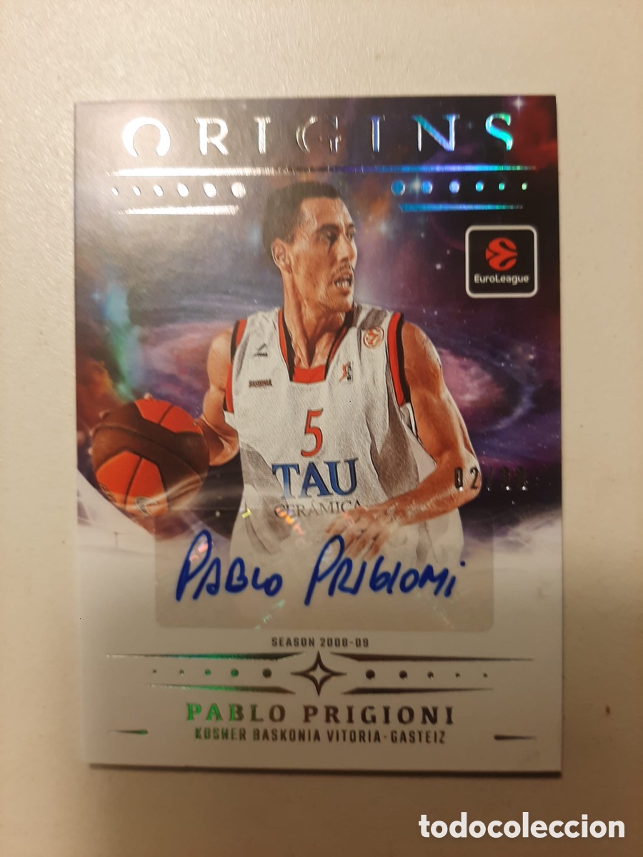 Coleccionismo deportivo: Pablo Prigioni Auto 2025-26 Euroleague Panini 2/99