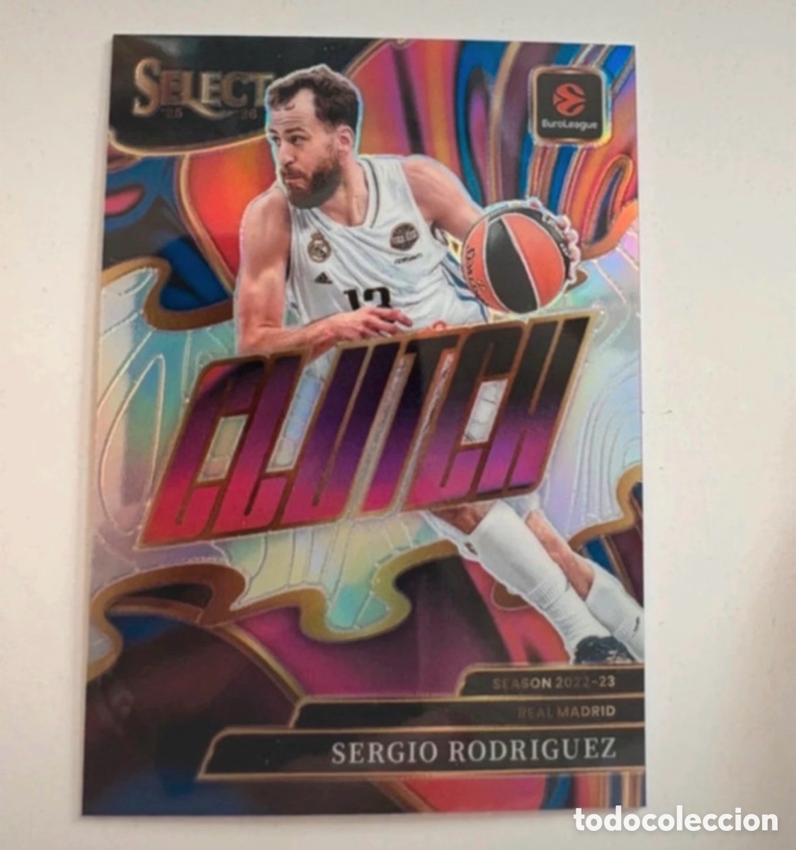 Coleccionismo deportivo: Sergio Rodriguez Clutch Select 2025-26 Euroleague Panini