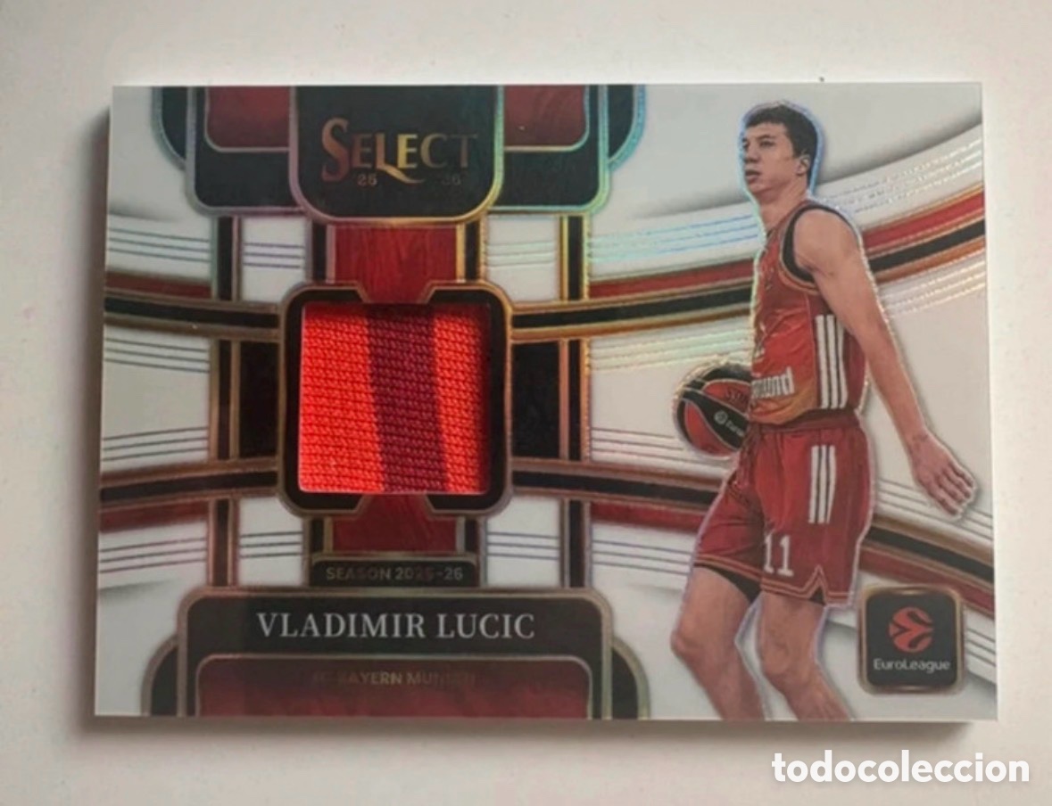 Coleccionismo deportivo: Vladimir Lucic Select Pach 2025-26 Euroleague Panini 12/49