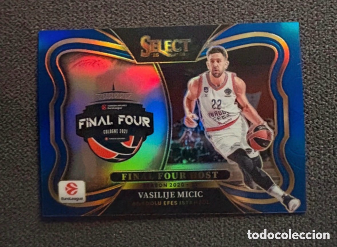Coleccionismo deportivo: Vasilije Micic Final Four Host Select 25-26 Euroleague Panini 39/49