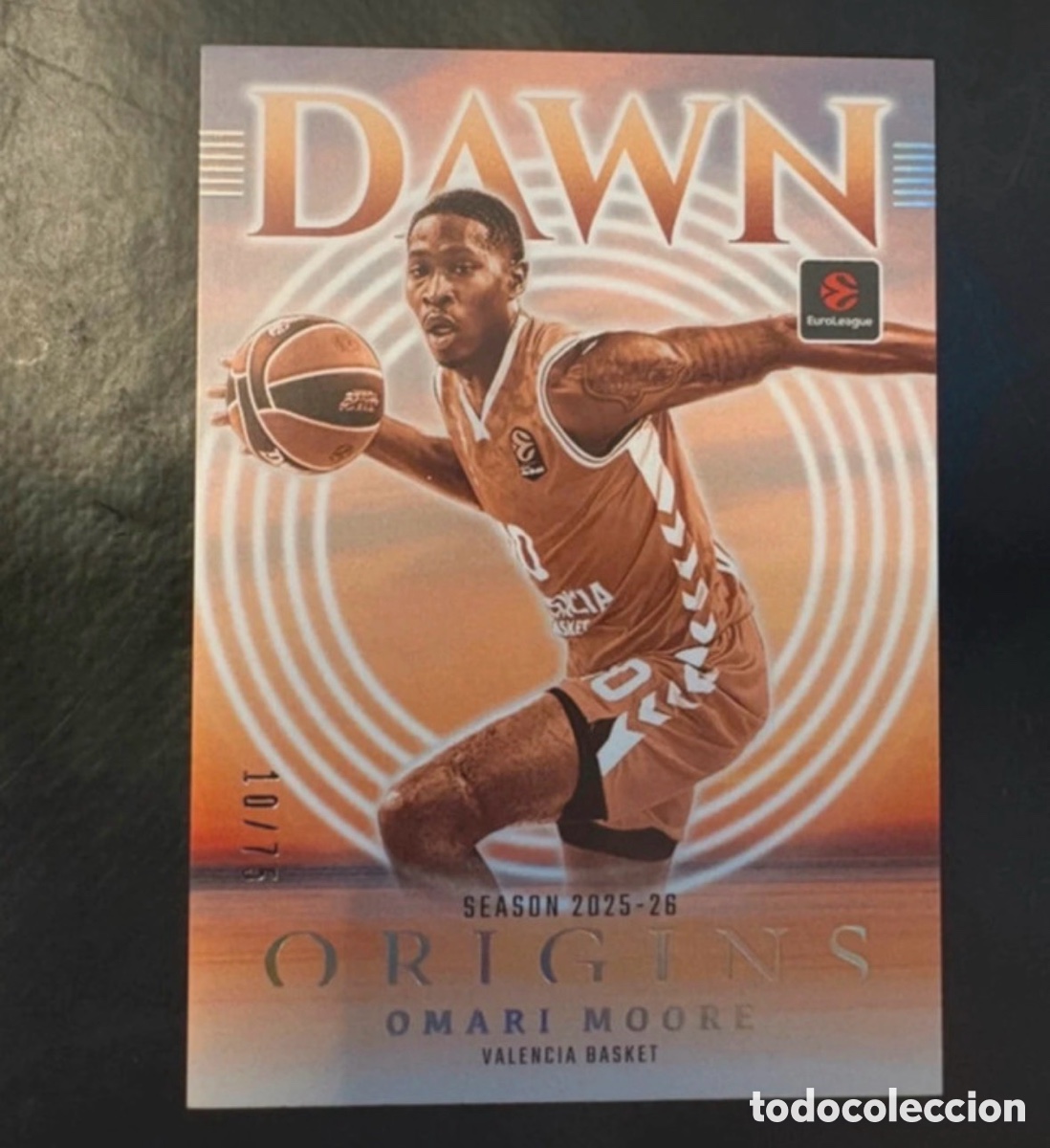 Coleccionismo deportivo: Omari Moore Origins Dawun 2025-26 Euroleague Panini 10/75