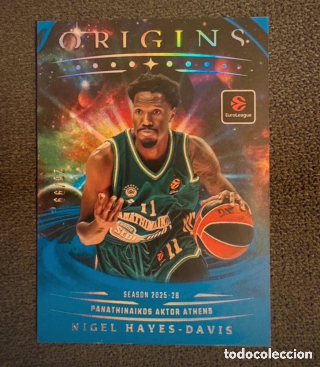 Coleccionismo deportivo: Nigel Hayes-Davis Origins 2025-26 Euroleague Panini 26/99