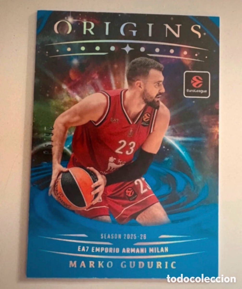 Coleccionismo deportivo: Guduric Originals 2025-26 Euroleague Panini 26/99