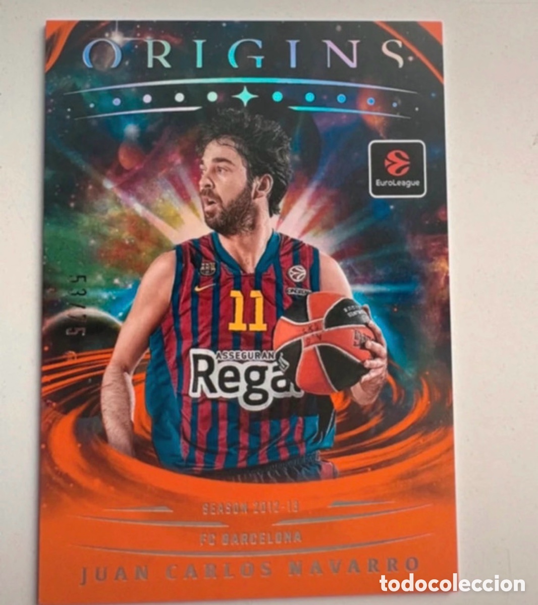 Coleccionismo deportivo: Juan Carlos Navarro Origins 2025-26 Euroleague Panini 53/75