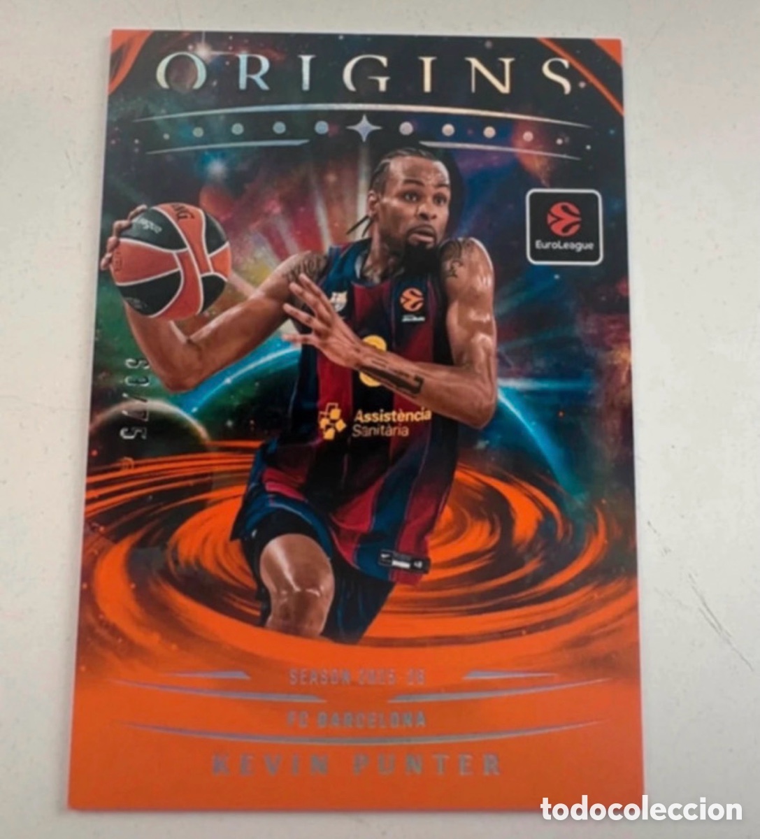 Coleccionismo deportivo: Kevin Punter Origins 2025-26 Euroleague Panini 63/75