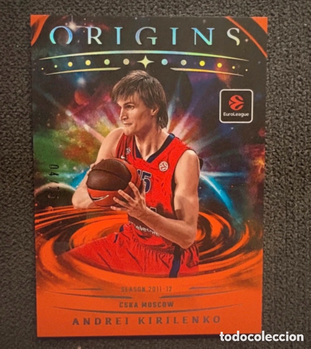 Coleccionismo deportivo: Andre Kirilenko Origins 2025-26 Euroleague Panini 04/75