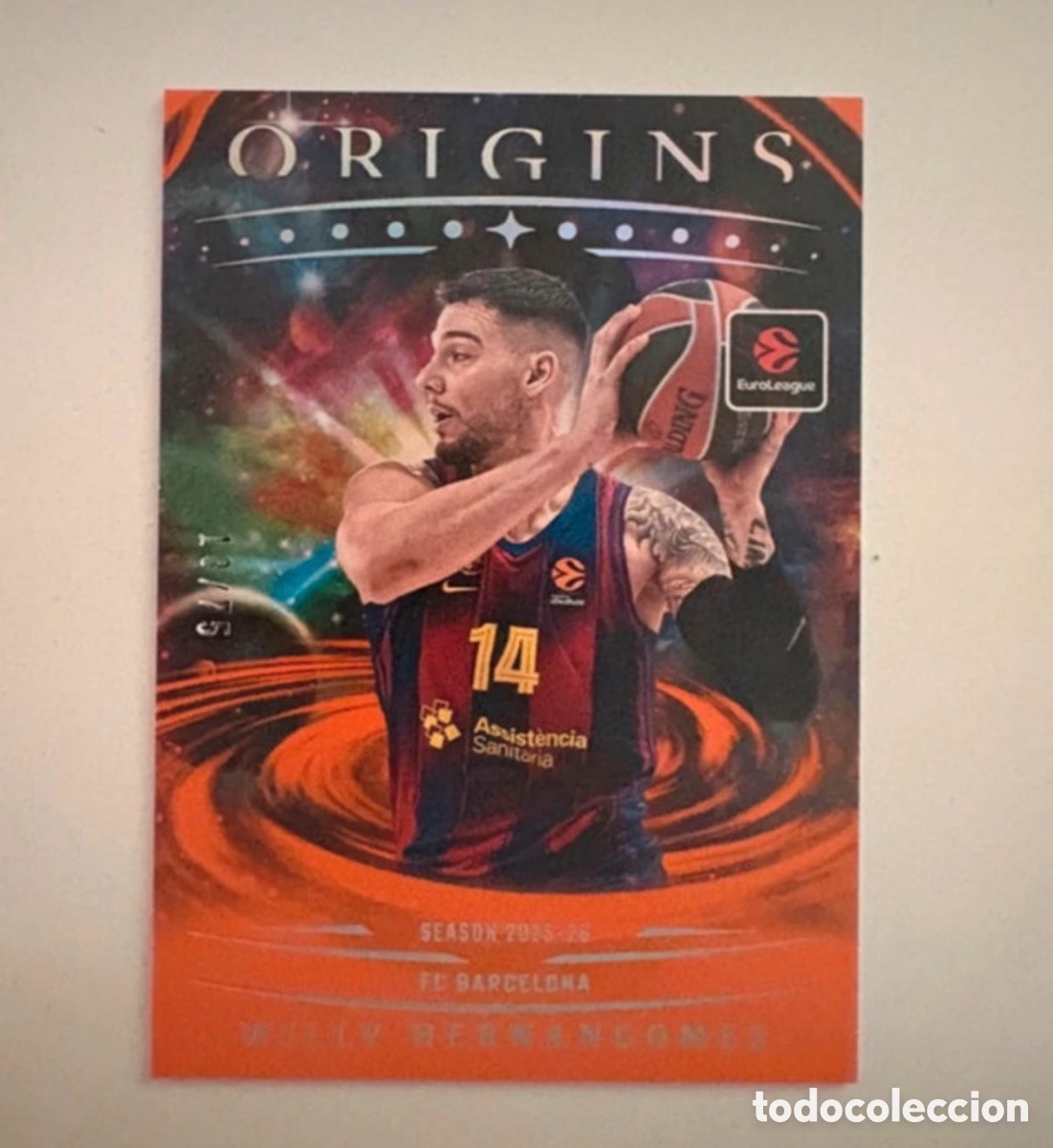 Coleccionismo deportivo: Hernangomez Origins 2025-26 Euroleague Panini 10/75