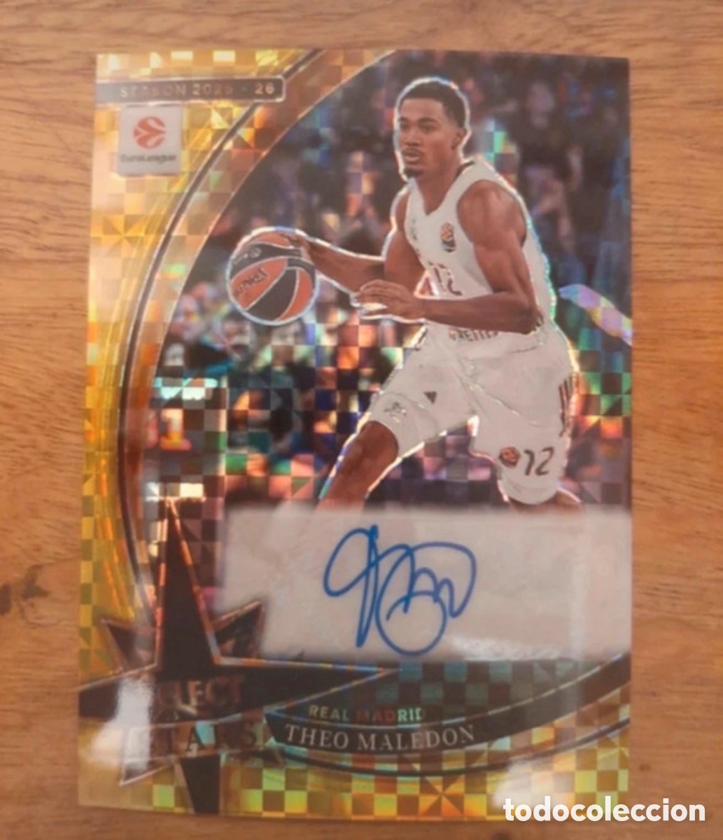 Coleccionismo deportivo: Theo Maledon Select Star gold25/26 Euroleague Panini 2/10
