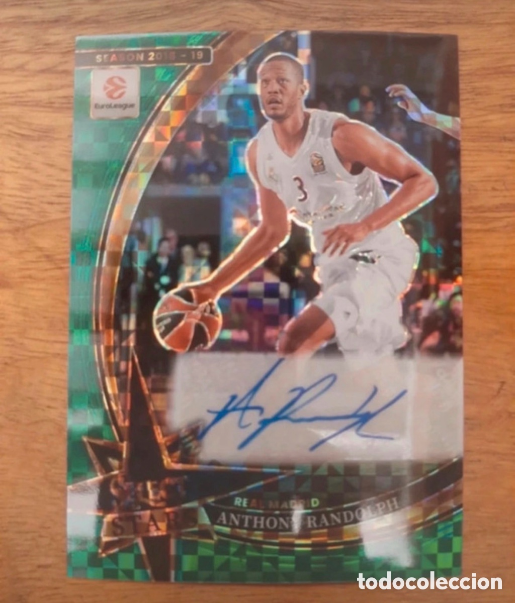 Coleccionismo deportivo: Randolph Select Star auto 25/26 Euroleague Panini 2/5