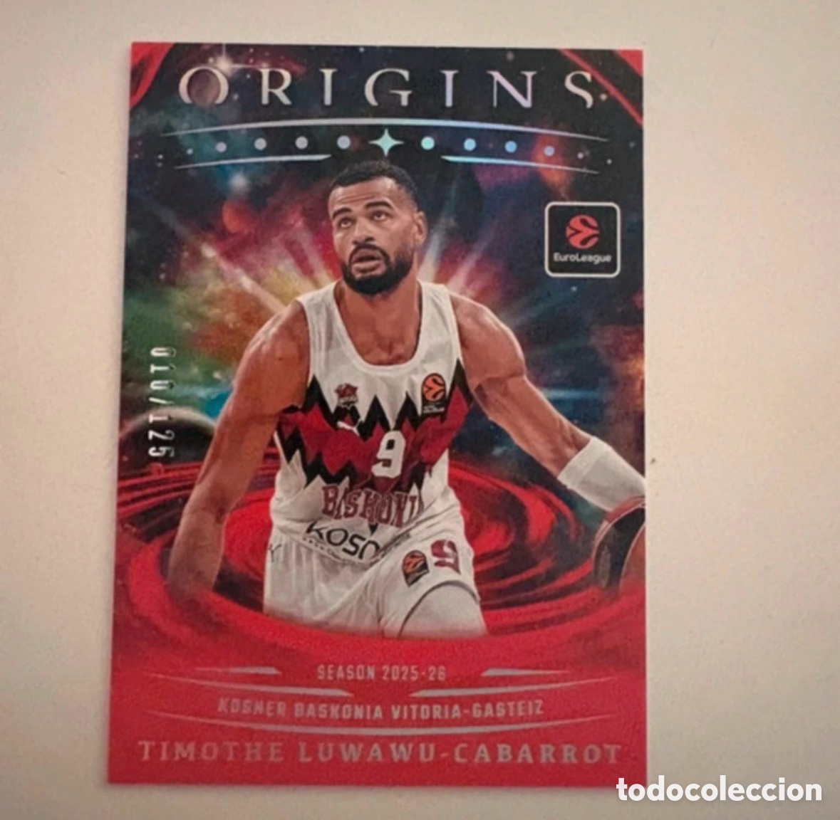 Coleccionismo deportivo: Cabarrot Origins 2025-26 Euroleague Panini 10/125