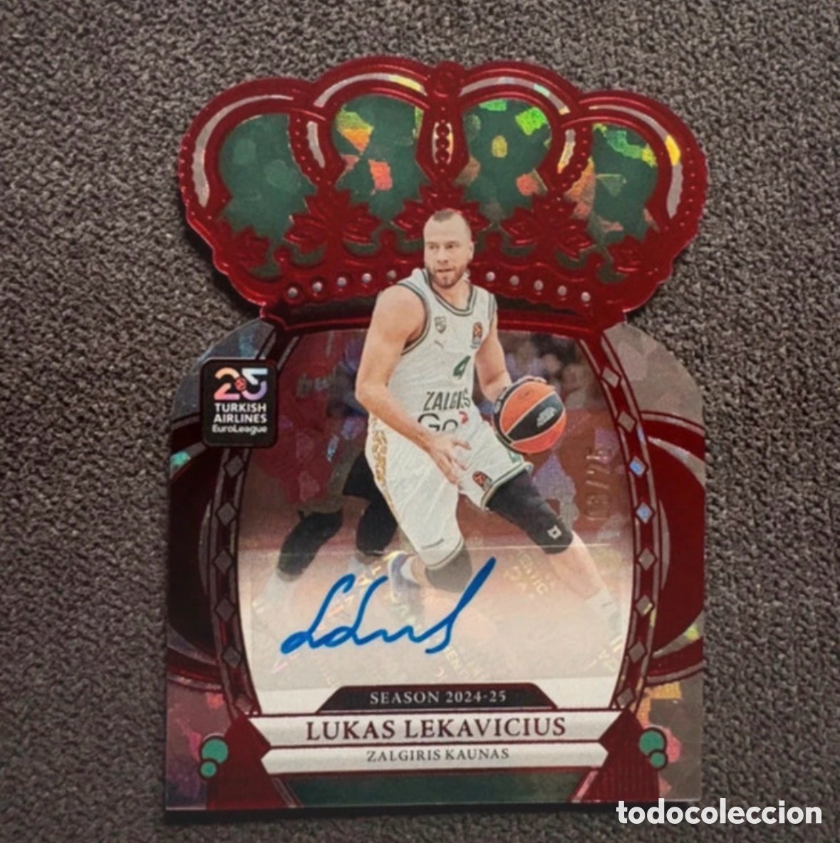 Coleccionismo deportivo: Lukas Lekavicius Crown Royale 2024-25 Euroleague Panini 3/25