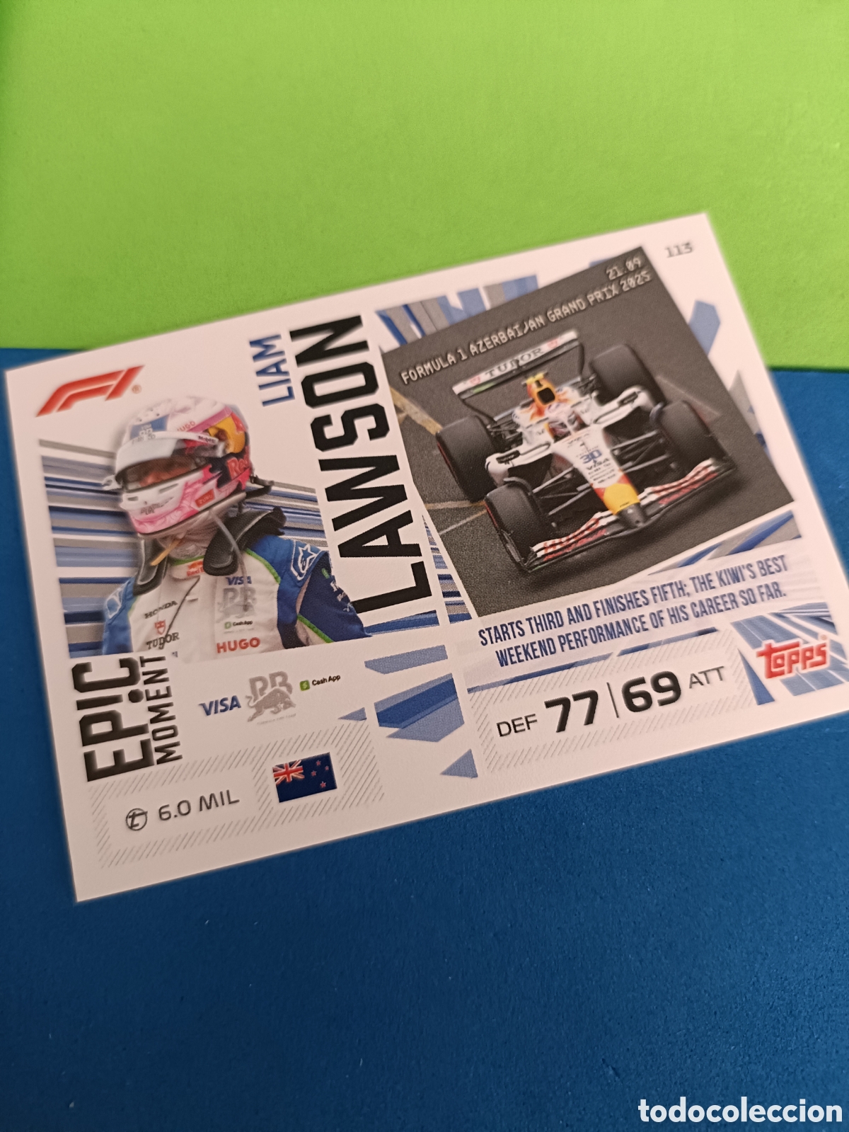 Coleccionismo deportivo: Topps Turbo Attax F&oacute;rmula uno F1 2026 - 113 Lawson