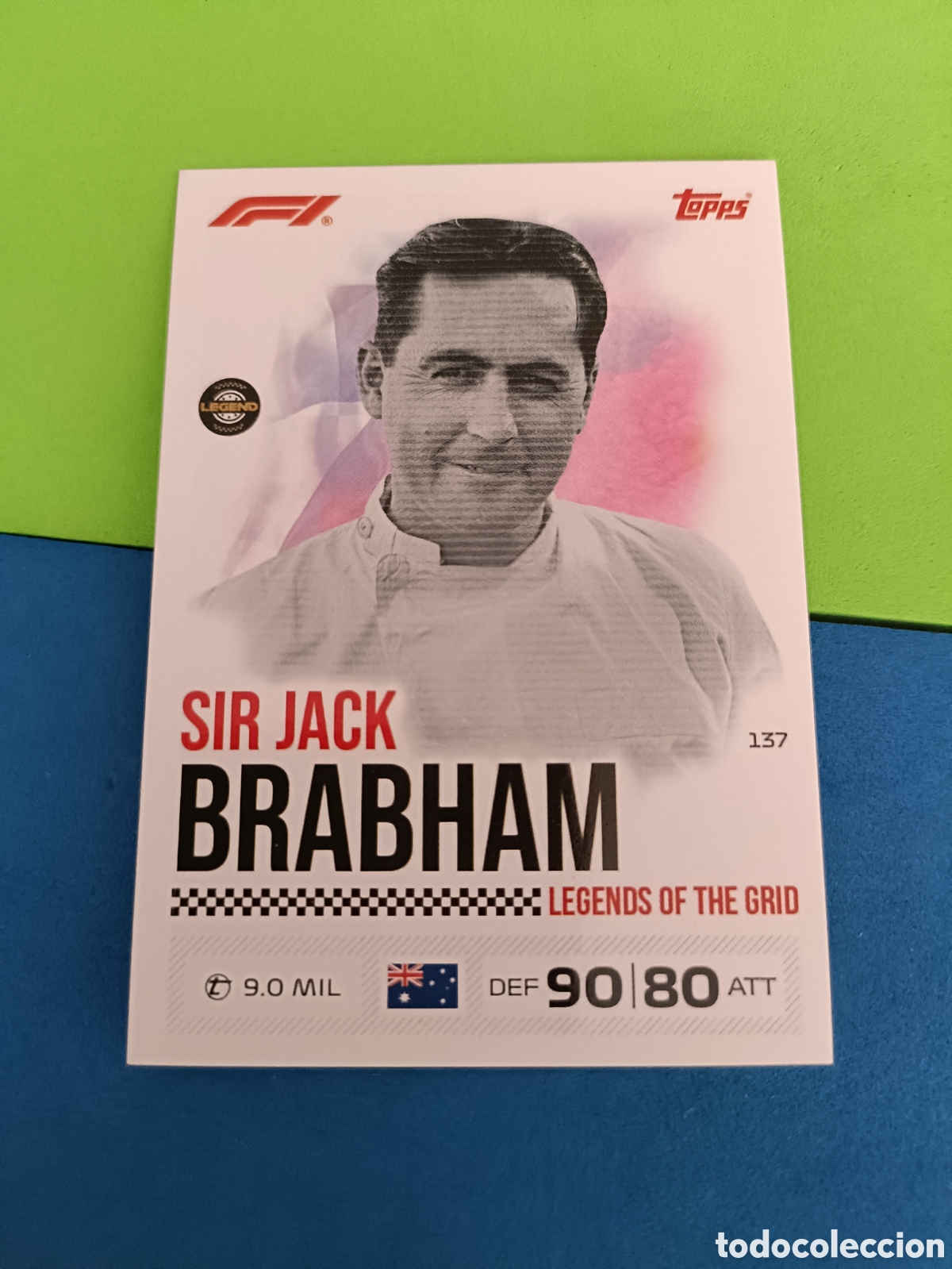 Coleccionismo deportivo: Topps Turbo Attax F&oacute;rmula uno F1 2026 - 137 Sir Jack Brabham