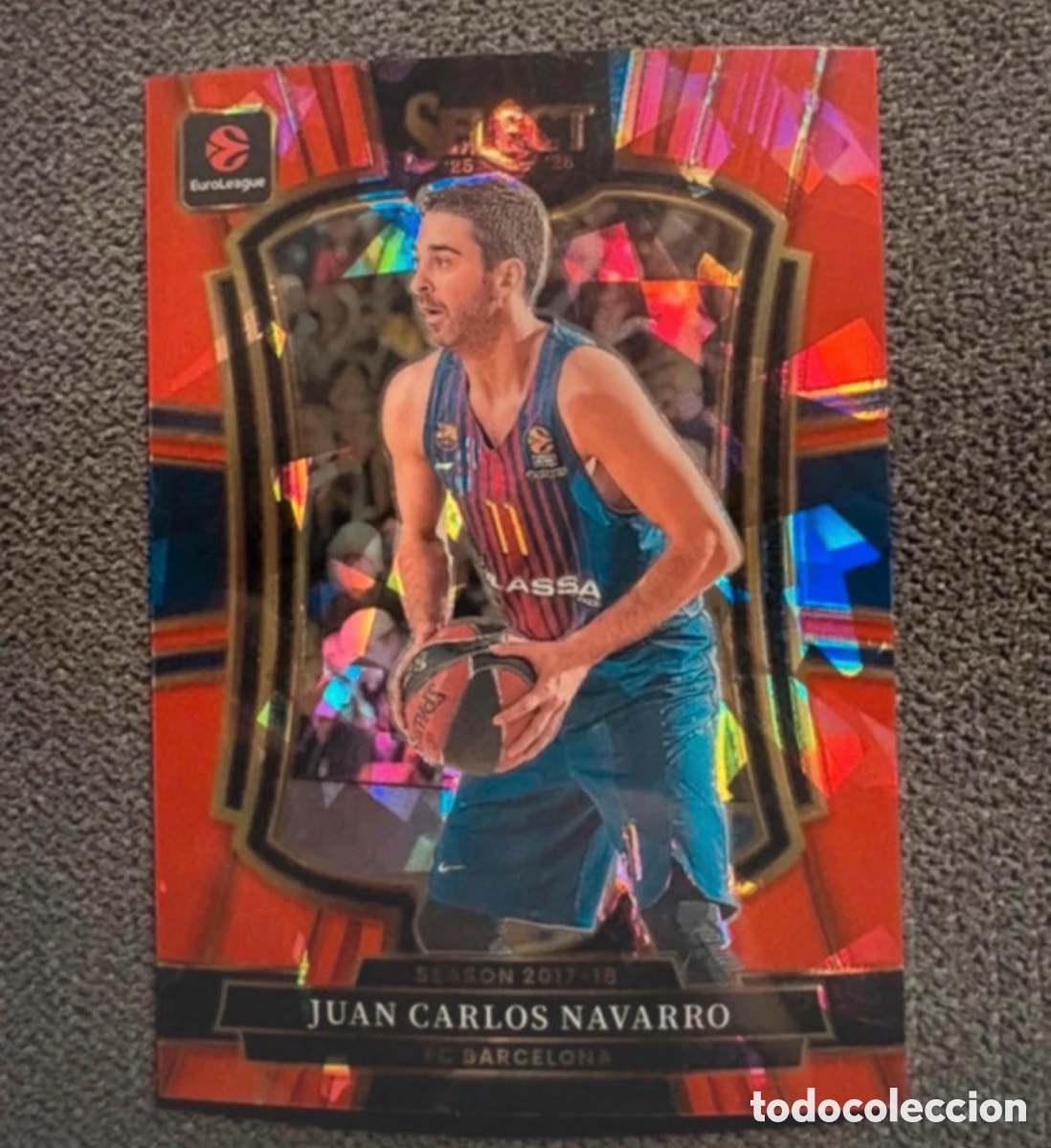 Sammelleidenschaft Sport: Juan Carlos Navarro Premier level Select red Craced 25-26 Euroleague Panini