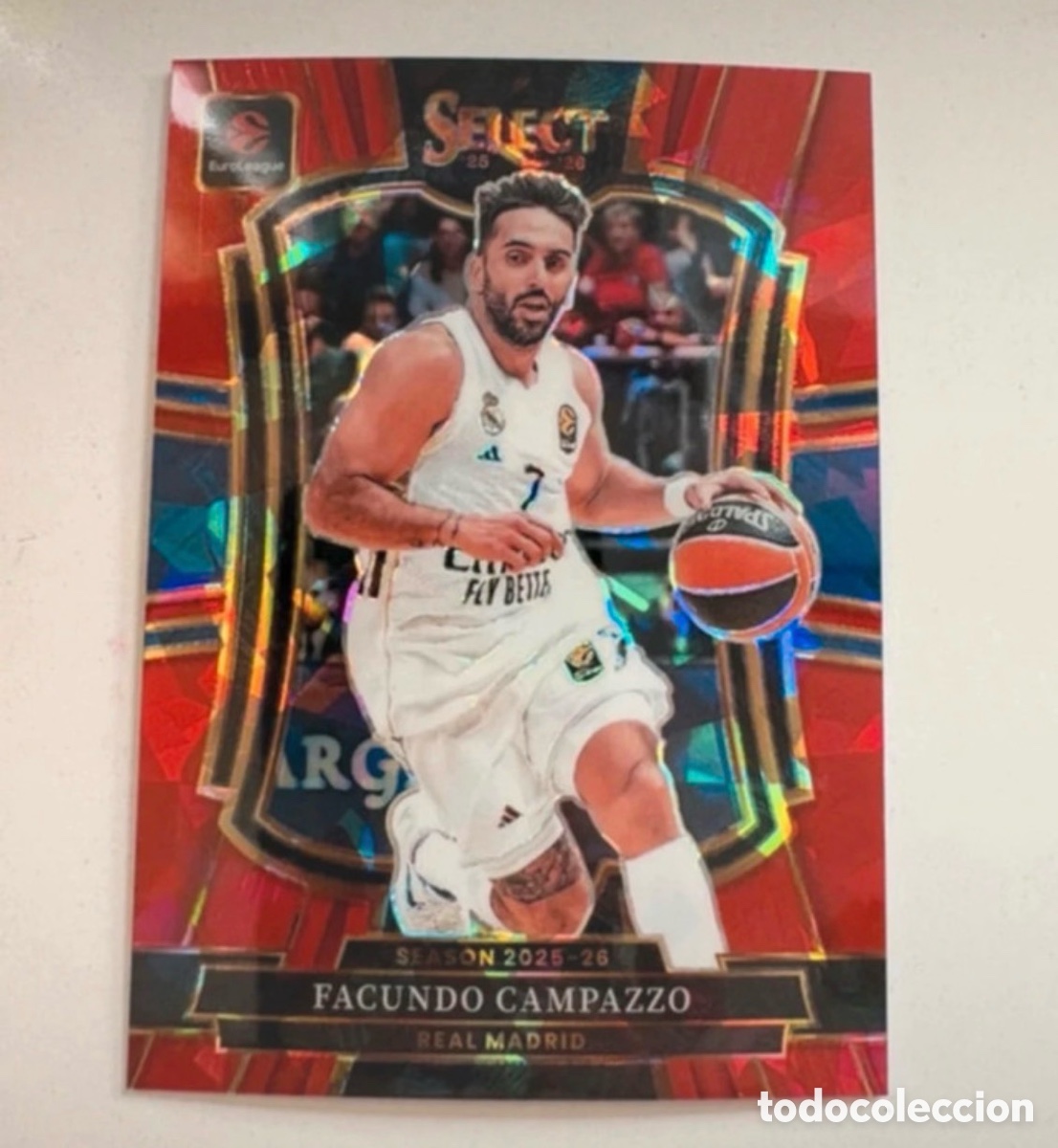 Sammelleidenschaft Sport: Campazzo Premier level Select red Craced 25-26 Euroleague Panini