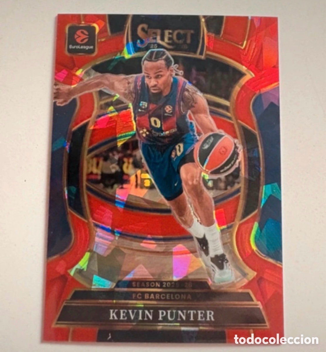 Coleccionismo deportivo: Kevin Punter Concourse Select red 25-26 Euroleague Panini