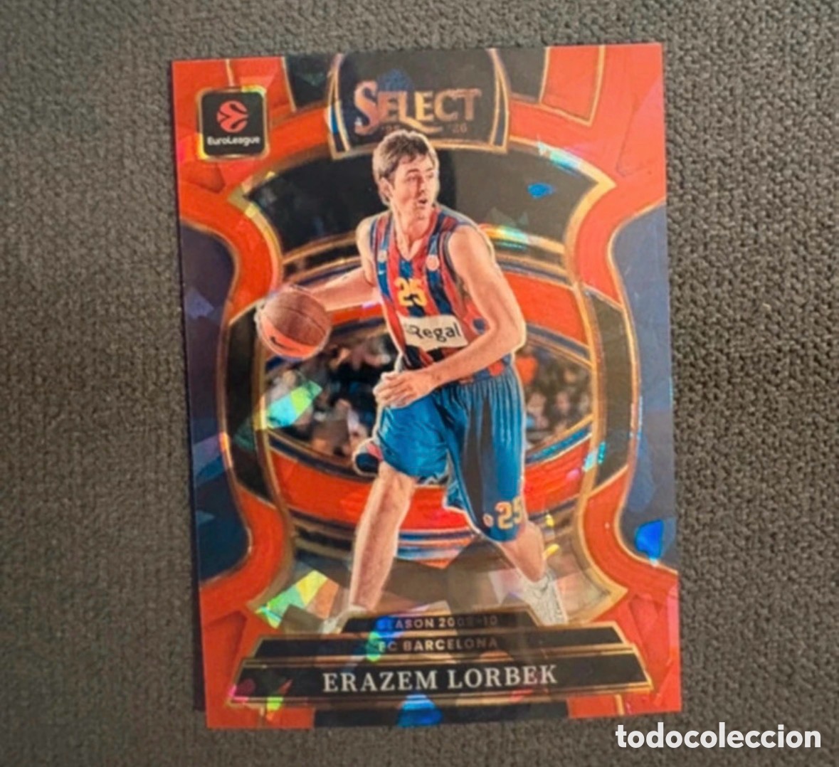 Coleccionismo deportivo: Lorbek Concourse Select red Craced 25-26 Euroleague Panini