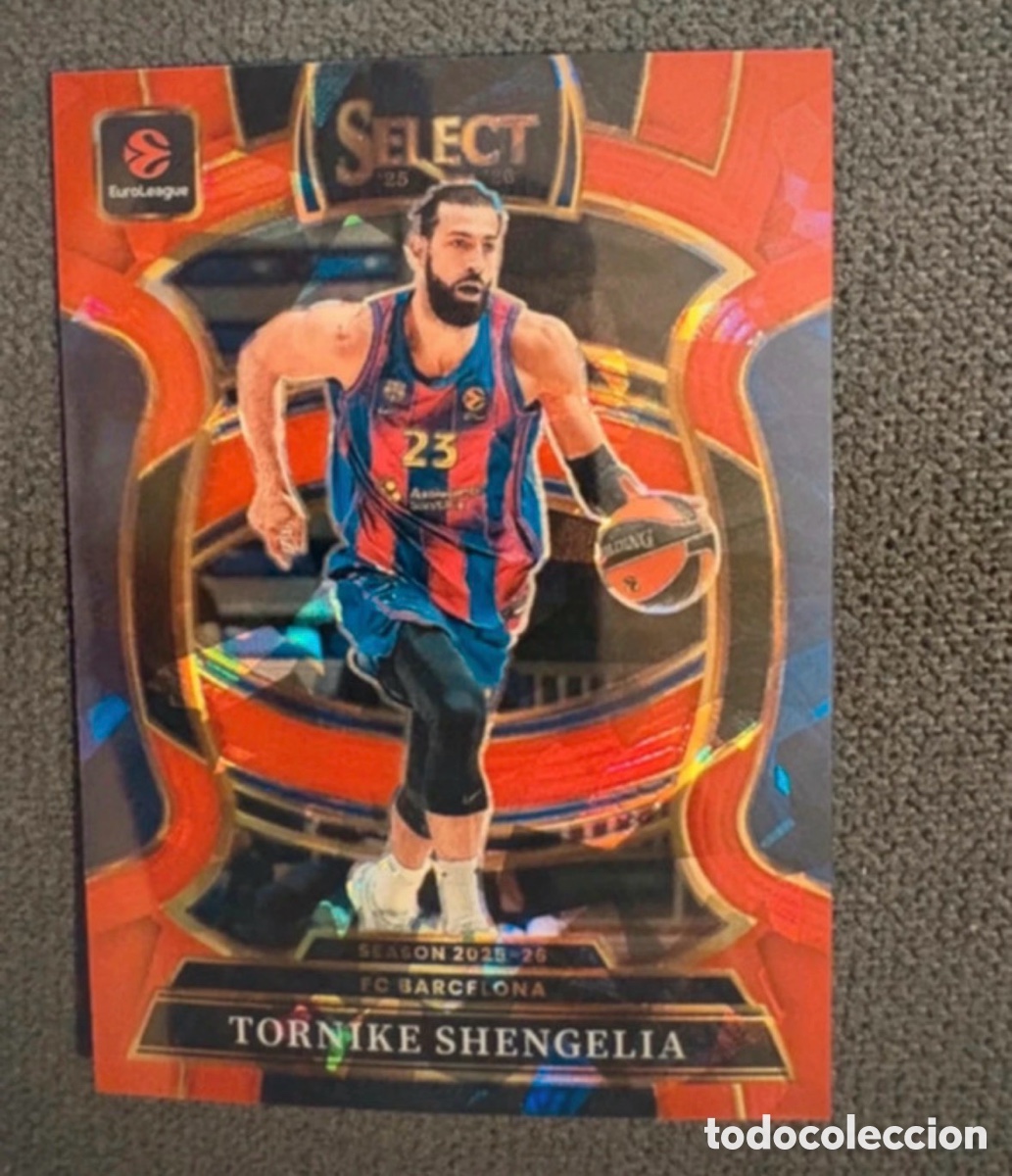 Coleccionismo deportivo: Shengelia Concourse Select red Craced 25-26 Euroleague Panini