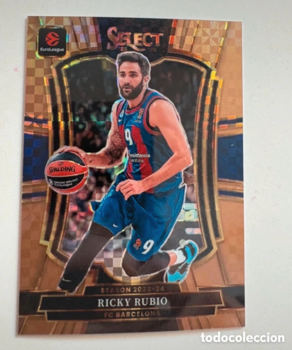 Coleccionismo deportivo: Ricky Rubio Premier level Select 25-26 Euroleague Panini 8/49