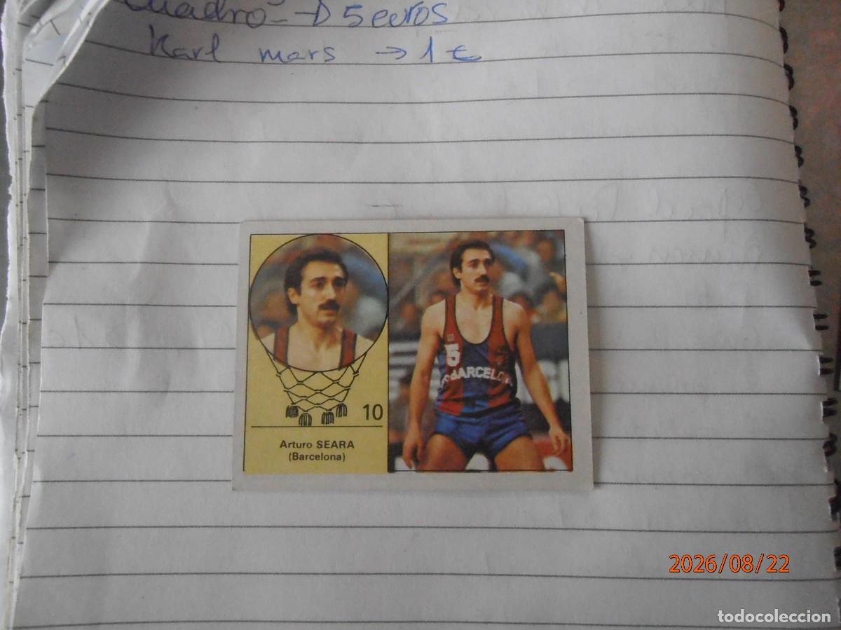 Coleccionismo deportivo: Seara N&uacute;m. 10 - Barcelona - Baloncesto 84/85