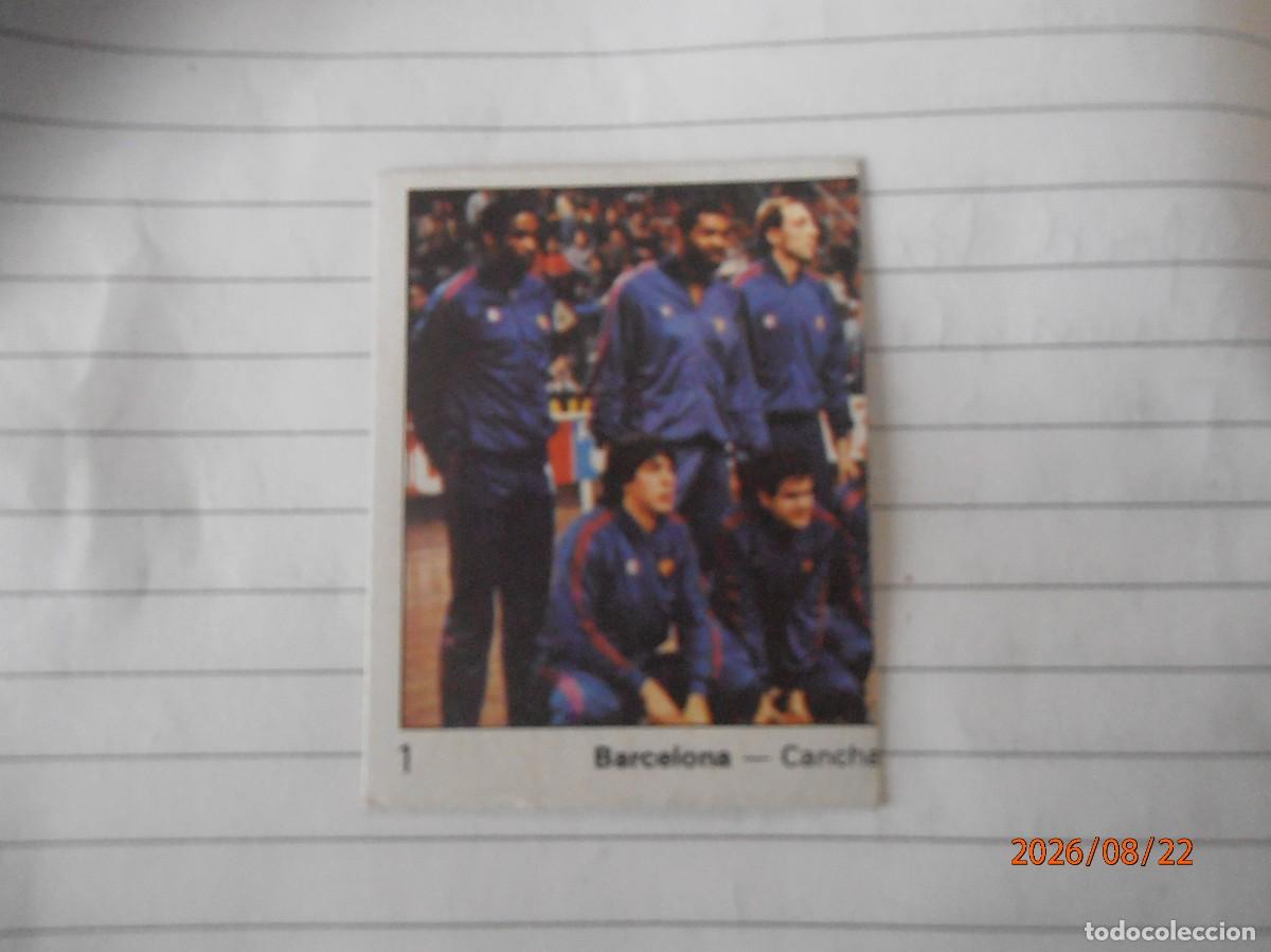 Collectionnisme sportif: Barcelona Equipo 1 - Baloncesto 84/85