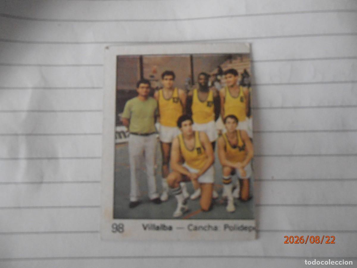 Collectionnisme sportif: Villalba n&uacute;m. 98 Equipo - Baloncesto 84/85