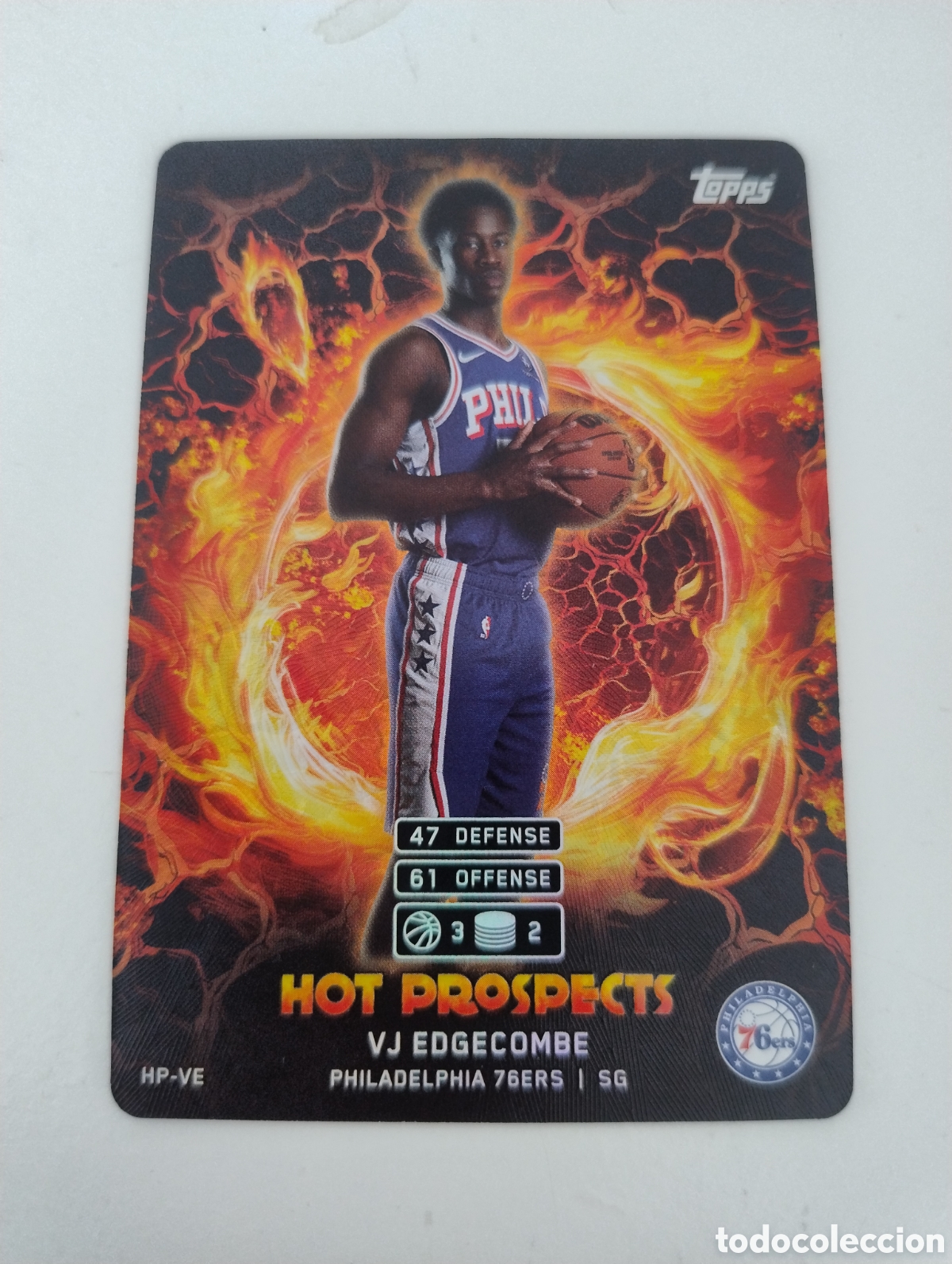 Coleccionismo deportivo: HP-VE - VJ Edgecombe - Philadelphia 76ers- Topps Match Attax NBA 2026 Hot Prospects