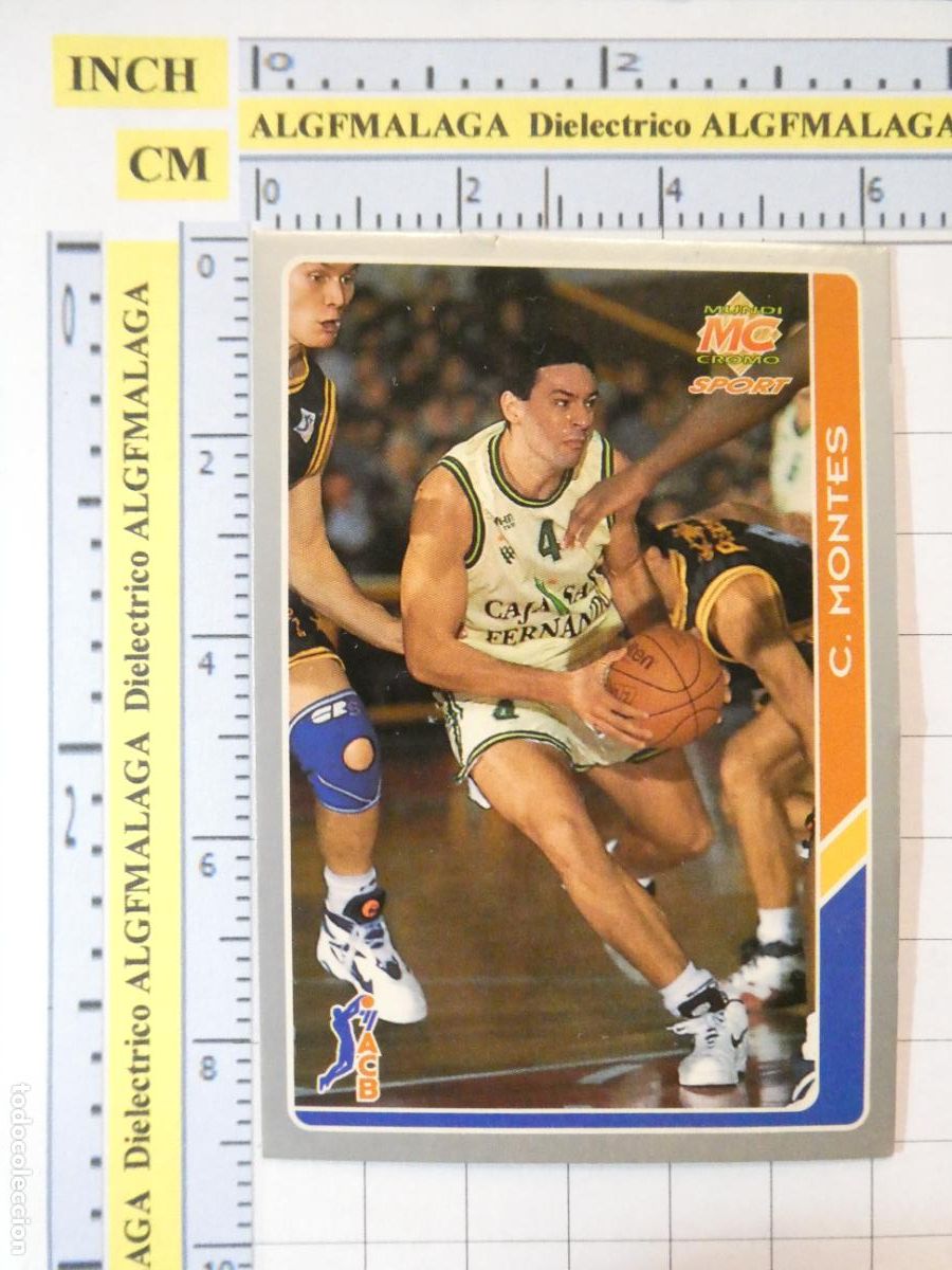 Coleccionismo deportivo: CROMO TARJETA DE BALONCESTO. 84 MONTES CAJA SAN FERNANDO SEVILLA. ACB95 ACB 95 1995. MUNDI CROMO.