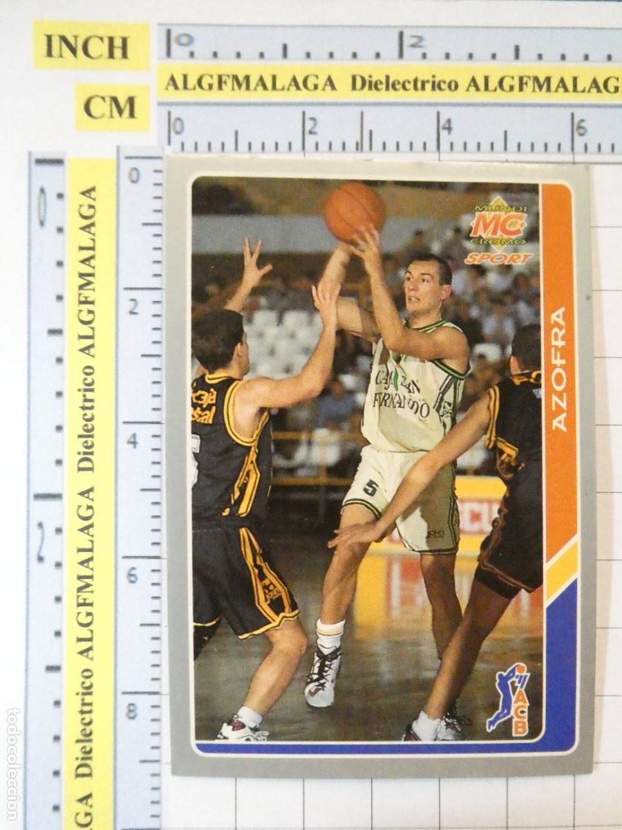 Coleccionismo deportivo: CROMO TARJETA DE BALONCESTO. 85 AZOFRA CAJA SAN FERNANDO SEVILLA. ACB95 ACB 95 1995. MUNDI CROMO.
