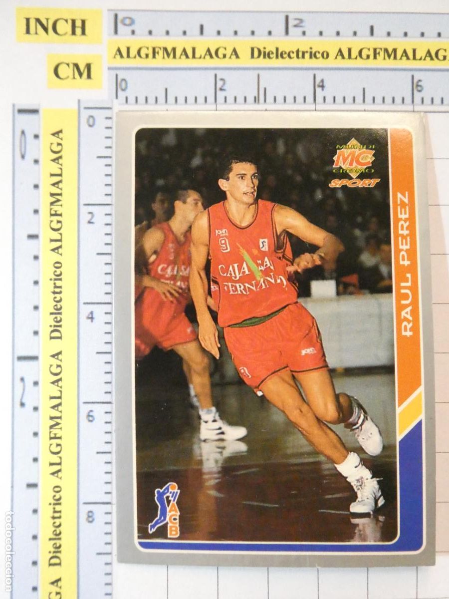 Coleccionismo deportivo: CROMO TARJETA DE BALONCESTO. 87 RAUL PEREZ CAJA SAN FERNANDO SEVILLA ACB95 ACB 95 1995. MUNDI CROMO.