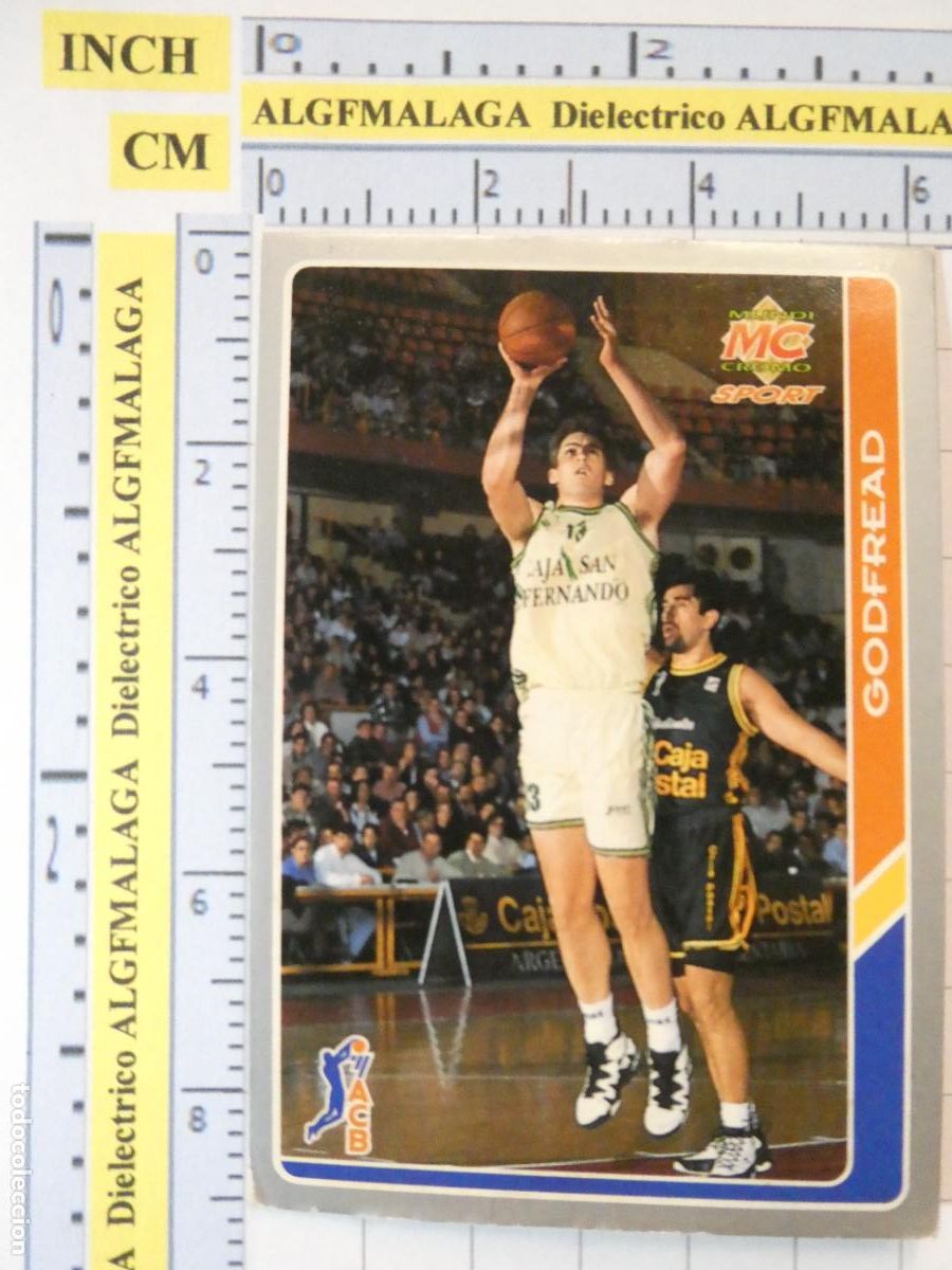 Coleccionismo deportivo: CROMO TARJETA DE BALONCESTO. 89 GODFREAD CAJA SAN FERNANDO SEVILLA ACB95 ACB 95 1995. MUNDI CROMO.