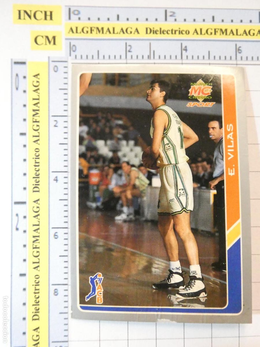 Coleccionismo deportivo: CROMO TARJETA DE BALONCESTO. 90 VILAS CAJA SAN FERNANDO SEVILLA ACB95 ACB 95 1995. MUNDI CROMO.