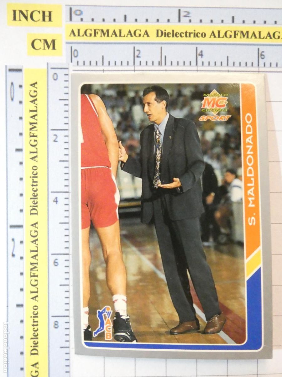 Coleccionismo deportivo: CROMO TARJETA DE BALONCESTO. 92 MALDONADO BASQUET MANRESA ACB95 ACB 95 1995. MUNDI CROMO.