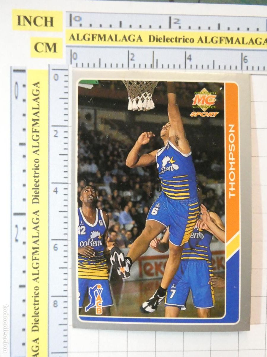Coleccionismo deportivo: CROMO TARJETA DE BALONCESTO. 103 THOMPSON COREN ORENSE ACB95 ACB 95 1995. MUNDI CROMO.