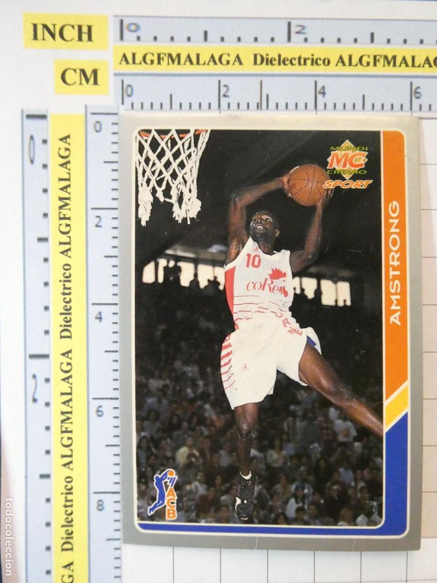 Coleccionismo deportivo: CROMO TARJETA DE BALONCESTO. 105 ARMSTRONG COREN ORENSE ACB95 ACB 95 1995. MUNDI CROMO.