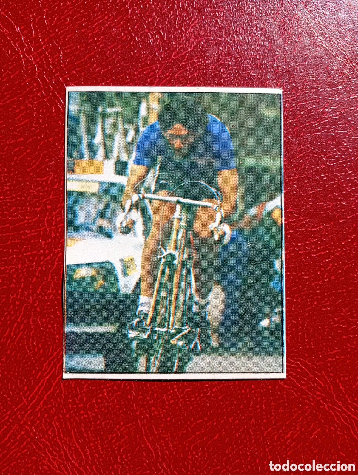 Collectionnisme sportif: CROMO VUELTA CICLISTA: N&ordm; 141 MARC GOMEZ - ASES INTERNACIONALES PEDAL - MERCHANTE 1985