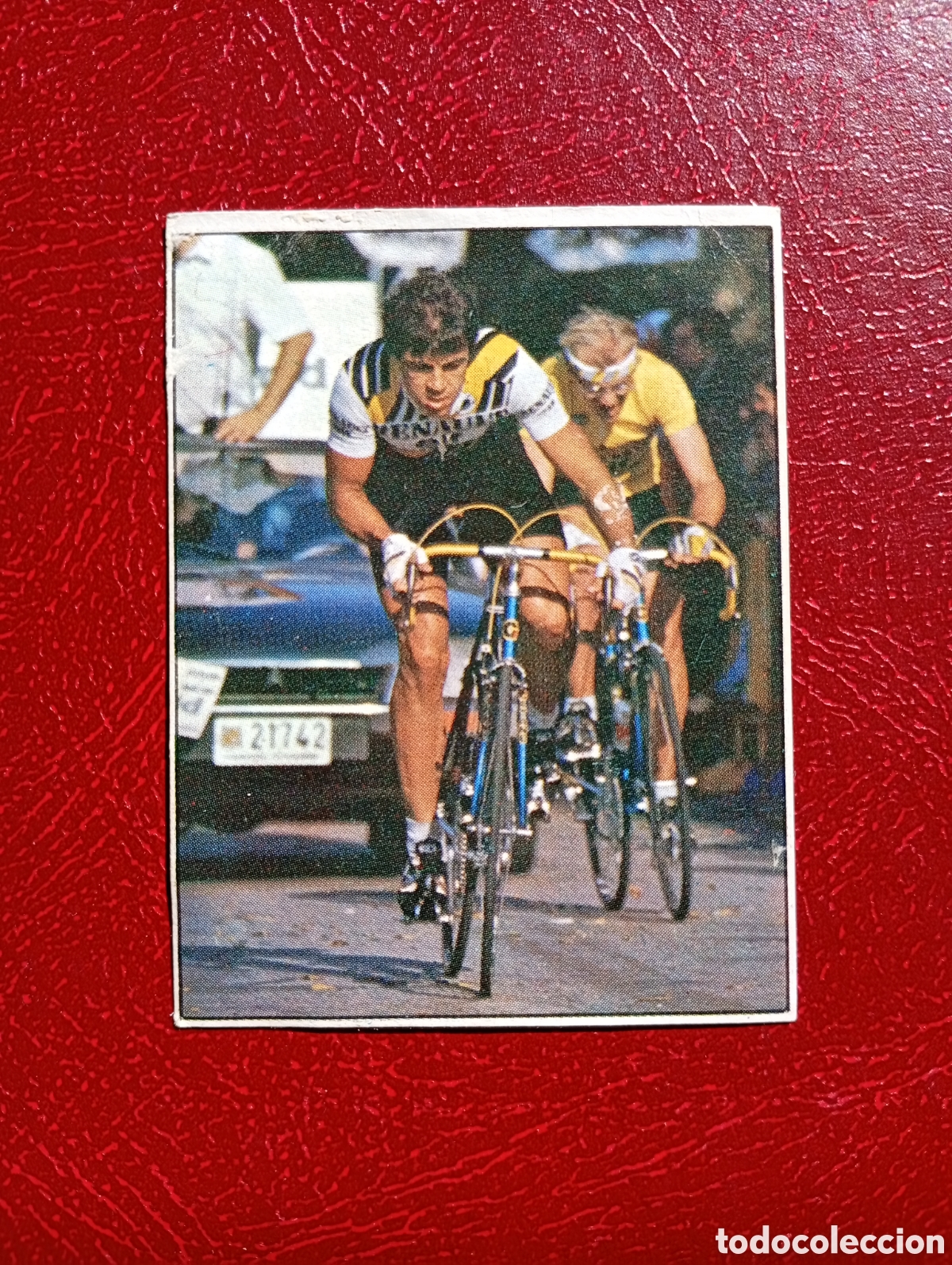Collectionnisme sportif: CROMO VUELTA CICLISTA: N&ordm; 146 POISSON - ASES INTERNACIONALES PEDAL - MERCHANTE 1985