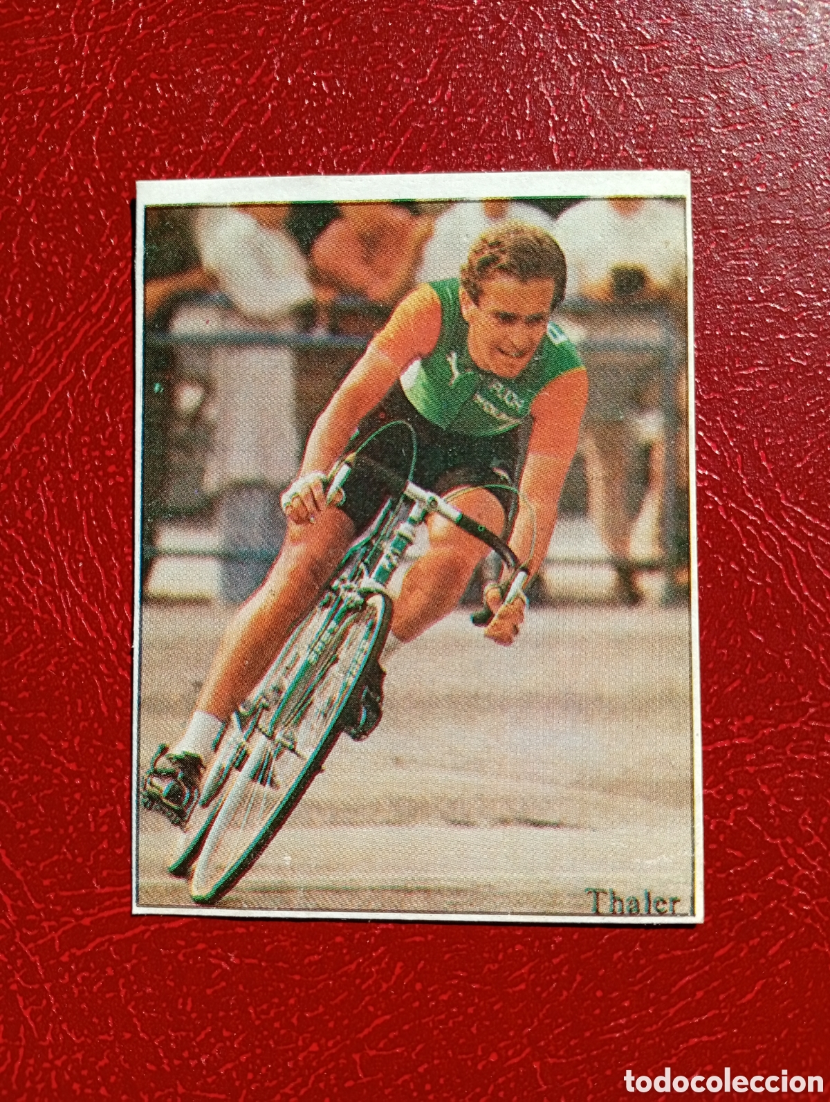 Collectionnisme sportif: CROMO VUELTA CICLISTA: N&ordm; 114 KLAUS PETER THALER - ASES INTERNACIONALES PEDAL - MERCHANTE 1985
