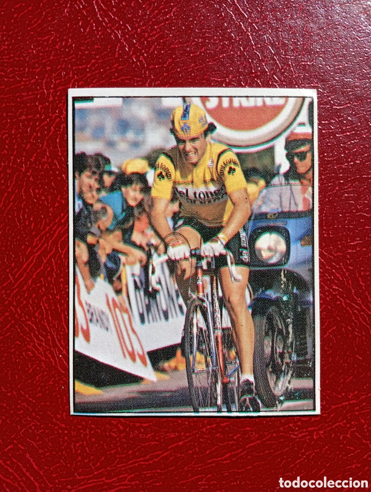 Collectionnisme sportif: CROMO VUELTA CICLISTA: N&ordm; 130 SANTAMARIA - ASES INTERNACIONALES PEDAL - MERCHANTE 1985