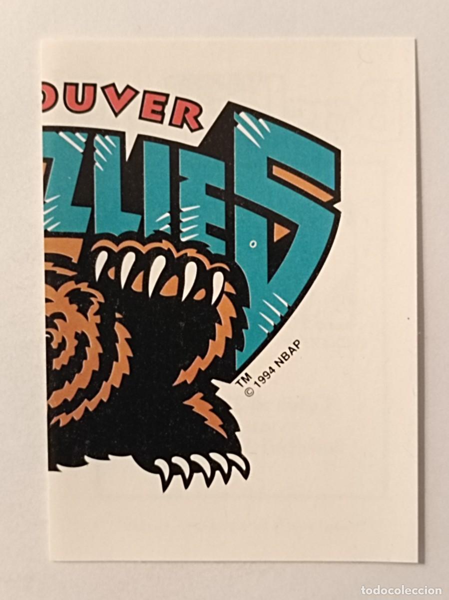 Colecionismo desportivo: #4 LOGO (VANCOUVER GRIZZLIES) NBA 94/95 PANINI