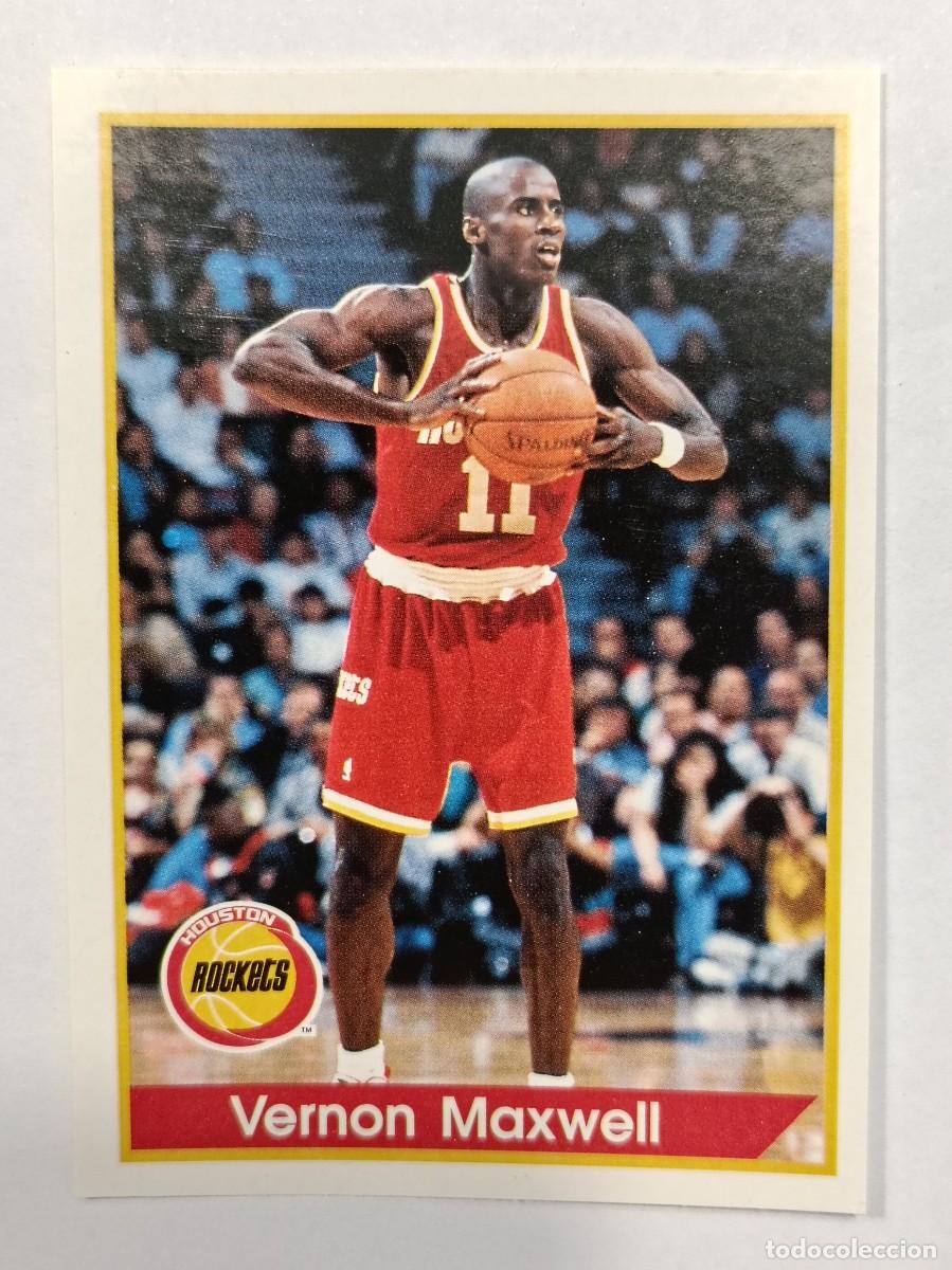 Coleccionismo deportivo: #145 VERNON MAXWELL (HOUSTON ROCKETS) NBA 94/95 PANINI