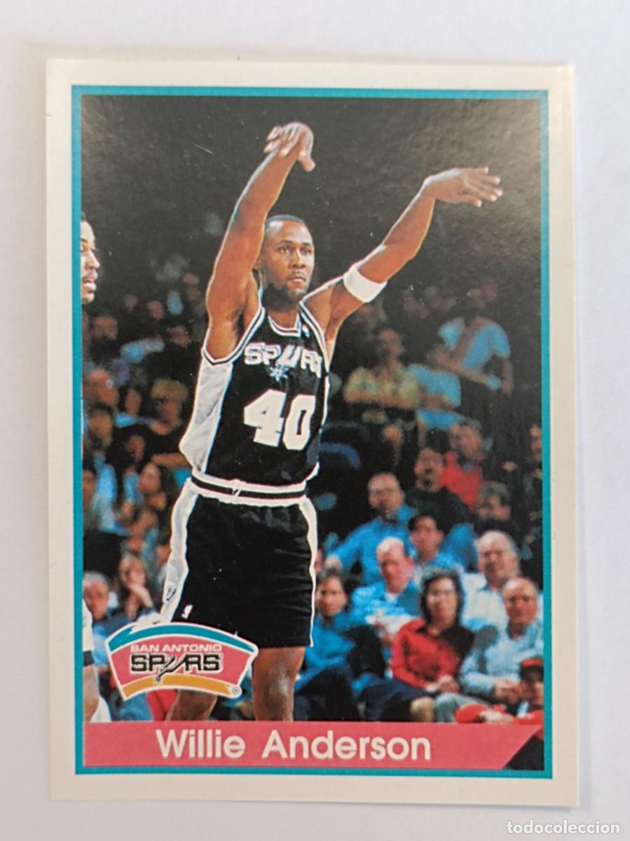 Coleccionismo deportivo: #197 WILLIE ANDERSON (SAN ANTONIO SPURS) NBA 94/95 PANINI
